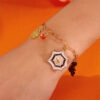 oly-e9b04ef6204160605e4023d0fcbc52dd Wholesale Pumpkin Ghost Paper Card Bracelet