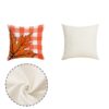Wholesale Thanksgiving pumpkin pillow linen dirt-resistant breathable seat cushion living room decorative sofa pillow case