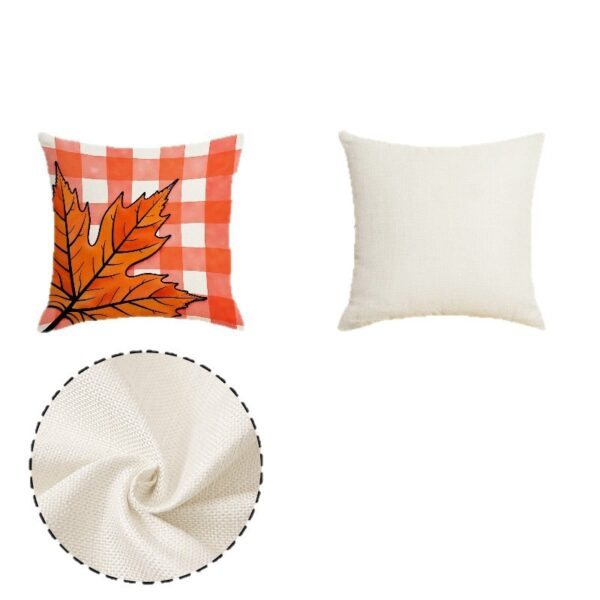 Wholesale Thanksgiving pumpkin pillow linen dirt-resistant breathable seat cushion living room decorative sofa pillow case