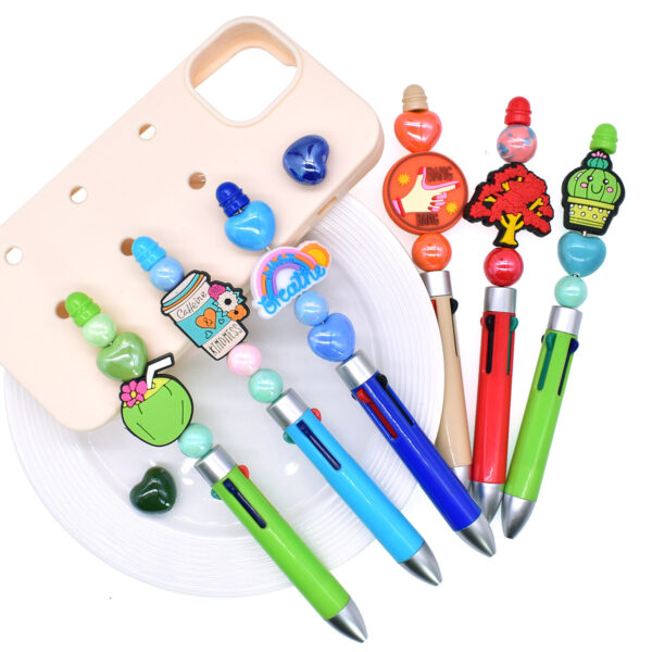 Wholesale DIY creative cartoon ballpoint pen beaded