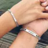 Wholesale Fashion Geometric Titanium Steel Plating Bracelets