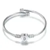 Wholesale Sweet Heart Shape Titanium Steel Plating Bangle