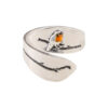 Wholesale Punk style branch bird open adjustable ring