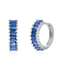 Platinum-Blue Diamond ES0017-15