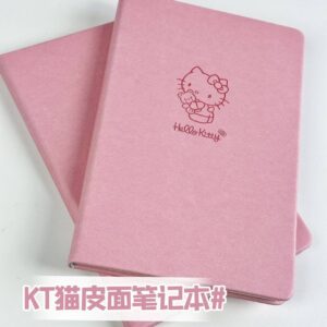 Wholesale Ins Style Pink Kitty Cat Notebook Japanese Department High-value Girl's Heart Student Diary Notebook