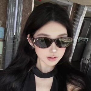 Wholesale Coco Glasses Leopard Cat's Eye Sunglasses Women's 2025 New High-end Sunglasses Anti-UV Moisture