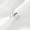 Wholesale 304 Stainless Steel Star PVD Coated 14K Gold Plated 18K Gold Plated Simple Style Waterproof Non Tarnish Gold Charm Rings