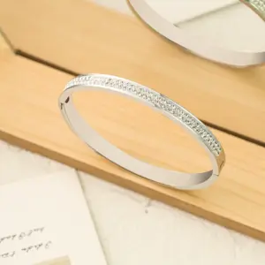 29-D-2 Steel Egg-Shaped Clay Bracelet 6mm (Never Fade)