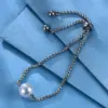 Wholesale New Style Titanium Steel Pearl Adjustable Bracelet