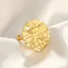 Wholesale Jewelry Simple Style Commute Geometric 304 Stainless Steel Plating Open Rings