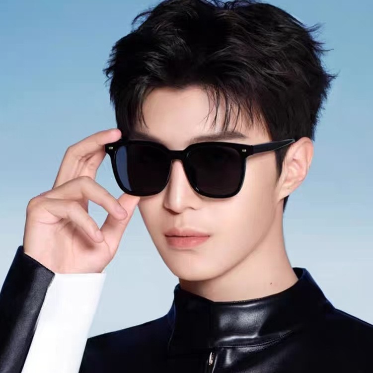 Wholesale Fan Chengcheng and Wang Junkai's Trendy Street Style Sunglasses for Women, Large Frame Versatile, Xiaohongshu Style larized Sunglasses for M