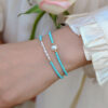 Wholesale Freshwater Pearl Turquoise Bracelet
