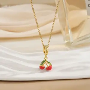 Fashion Cherry Necklace 23