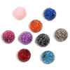 Wholesale Christmas resin rhinestone beads
