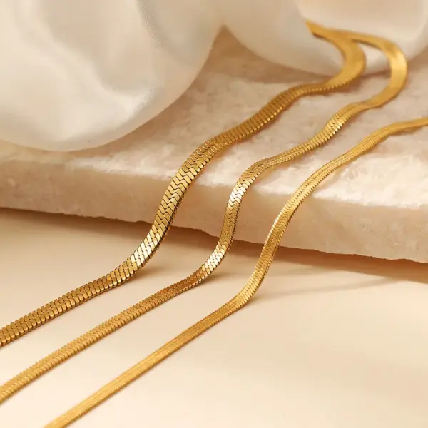 Wholesale Jewelry Simple Style Geometric 304 Stainless Steel Plating Stainless Steel Necklaces