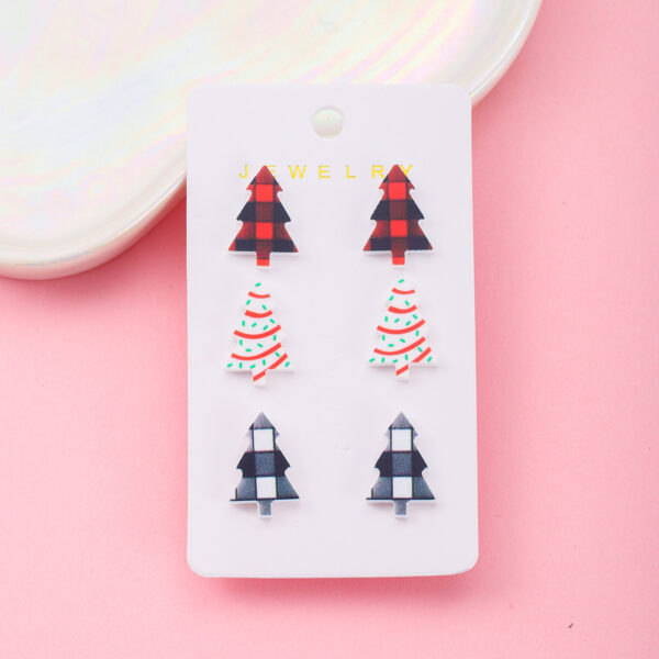 Wholesale Christmas combination earrings