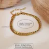 Wholesale Ion Plating (IP) 18K Gold Plated Paper Clip Flower 304 Stainless Steel Sweet Simple Style Waterproof Non Tarnish 304 Stainless Steel Lobster Trigger Clasp Closure Chain Necklace