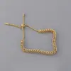 Wholesale Vintage Style Geometric 304 Stainless Steel 18K Gold Plated Stainless Steel Bracelets In Bulk