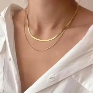 Double Layer Snake Bones Chain