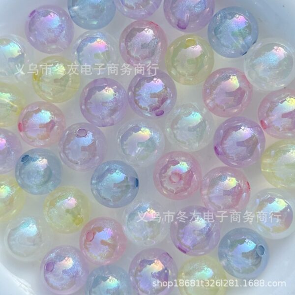 Wholesale Glow-in-the-dark cartoon character straight-hole beads