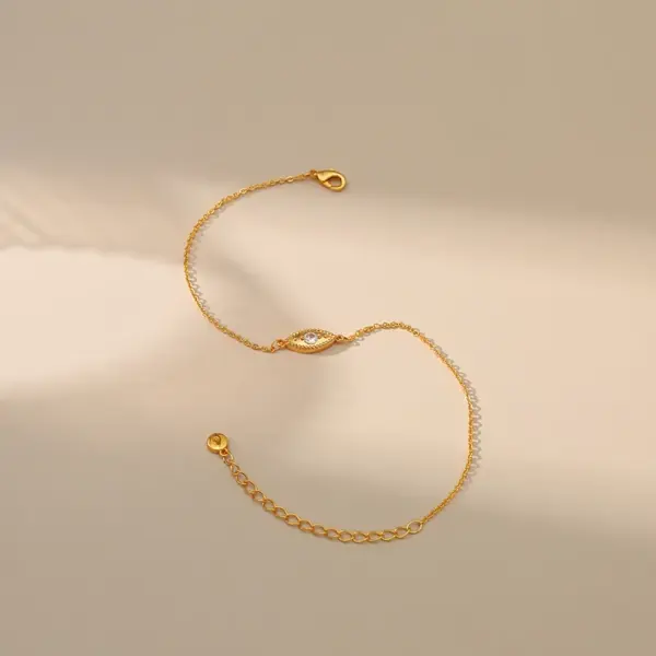 Wholesale Jewelry Casual Elegant Simple Style Geometric Copper Plating Anklet
