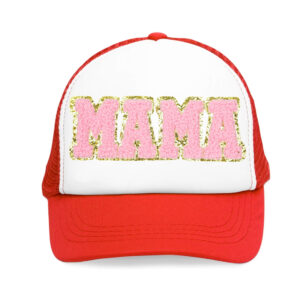 Mom's letter stickers (2)-pink / Size: 12.4*4.5CM