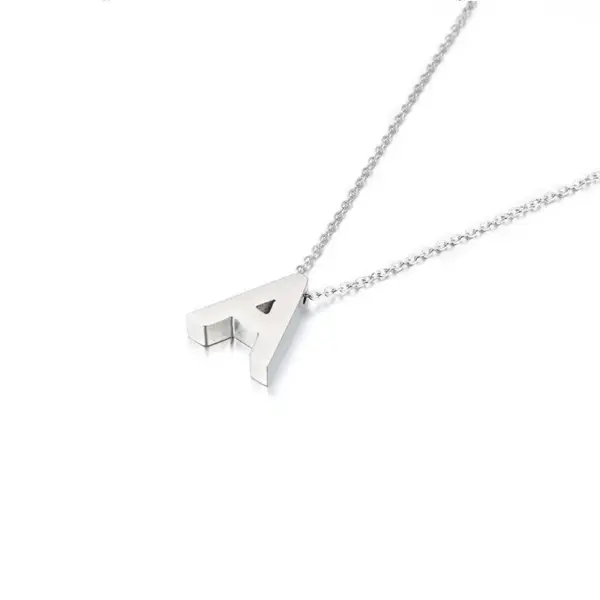 Wholesale Jewelry Fashion Letter Titanium Steel Plating Stainless Steel Necklaces