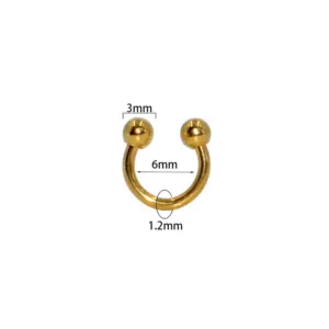 Gold / 1.2x6x3MM