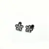 1 Piece Simple Style Flower Plating 304 Stainless Steel Drop Earrings Ear Studs