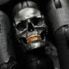 Wholesale 2024 foreign trade new old skull ring wholesale European and American retro punk style skull ring