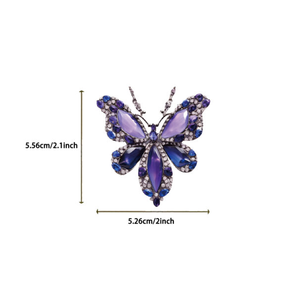 Wholesale 50 Sheets of Transparent Ins Butterfly Jewelry Stickers Waterproof Transparent Pet Handbook Material Decoration Guitar Cross-Border