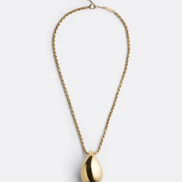 Wholesale Jewelry Elegant Simple Style Water Droplets 304 Stainless Steel Plating Stainless Steel Necklaces