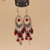 Wholesale Yuanshan Daixin Chinese Beaded Tassel Earrings Retro Ethnic Style Xizang Style Ear Hook Hollow Metal Earrings New Style