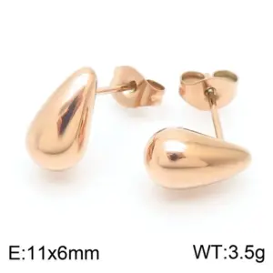 11 * 6mm / Rose Gold