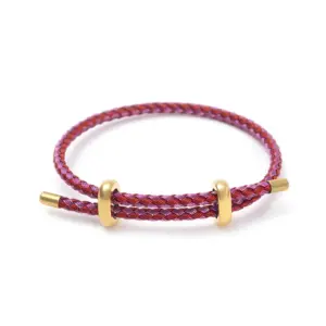 Red Purple / Brass 18K Gold Material