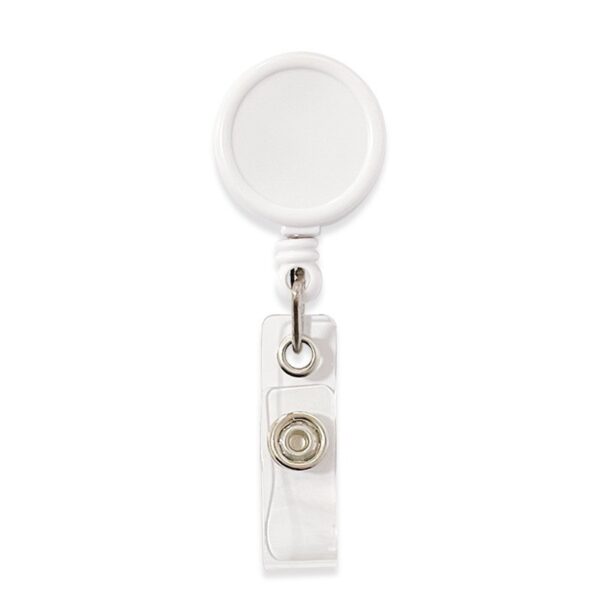 Wholesale 2.5CM plastic retractable easy pull buckle certificate badge work card easy pull built-in cable