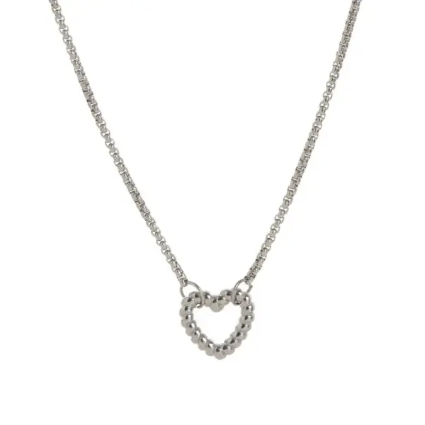 PVD Coated 18K Gold Plated Conch Heart Shape Flower 201 Stainless Steel 304 Retro Classic Style Waterproof Non Tarnish Pendant Necklace