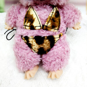 Bubuwa Leopard Print Beaded Underwear (Doll Not Included) / High-end 6-point doll clothes