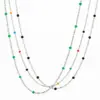 Wholesale Jewelry Fashion Geometric 304 Stainless Steel 16K Gold Plated White Gold Plated Gold Plated Plating Stainless Steel Necklaces