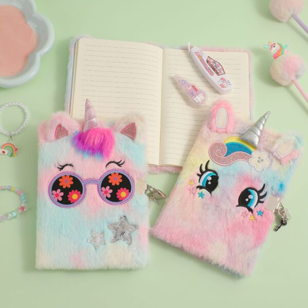 Wholesale Cartoon big-eyed unicorn plush book