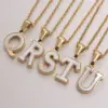 Wholesale Jewelry Simple Style Commute Letter 304 Stainless Steel Shell Gold Plated Plating Inlay Pendant Necklace