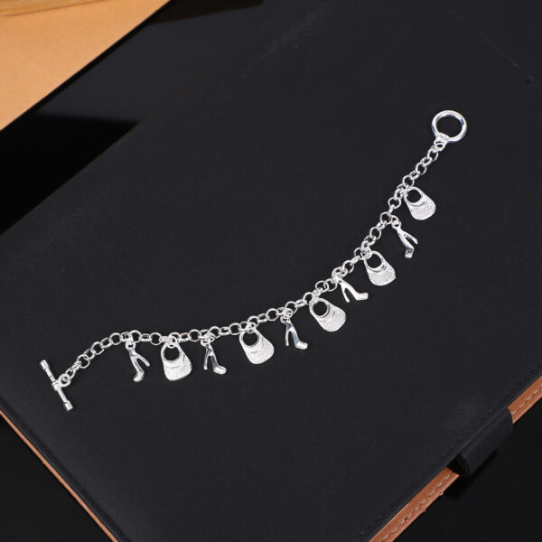 Wholesale Europe and the United States cross-border new hanging shoe bag bracelet fashion personality niche accessories supply Korean version of high-end jewelry