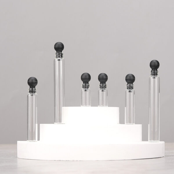 Wholesale 0.5Ml1Ml2Ml3Ml Perfume Essential Oil Sample Sub-Bottle Sample Glass Bottle Test Tube Trial Bottle Stopper