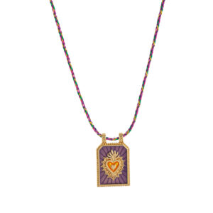 Purple necklace (without beads)
