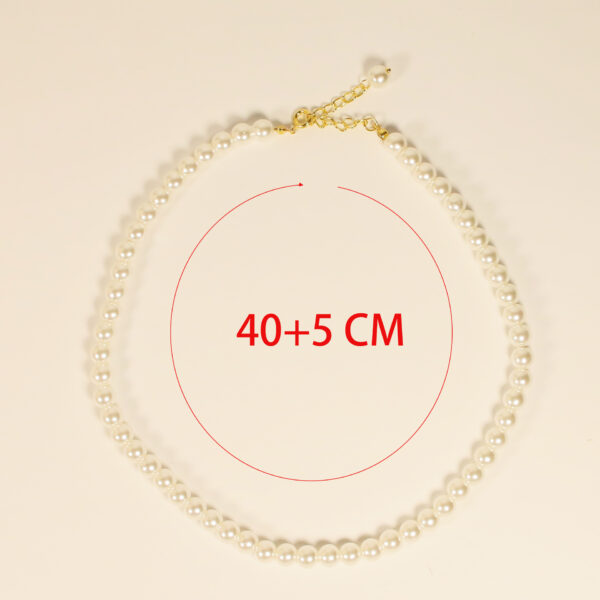 Wholesale Fever Same Style Pearl Necklace Women's Clavicle Chain 2025 New Trendy Accessible Luxury Elegant French Style Necklace