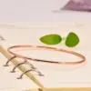 Wholesale PVD Coated Solid Color Stainless Steel Simple Style 304 Stainless Steel Bangle