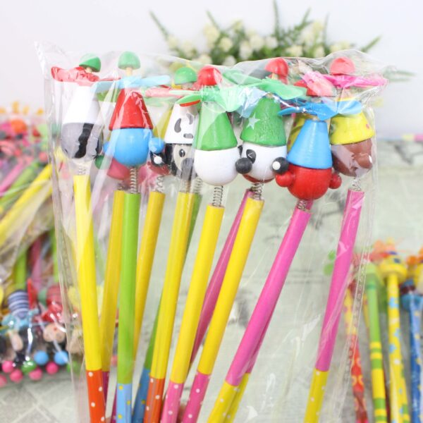 oly-eb765db60ac974e0beb2eedb559e7c3b Wholesale Li Xue stationery windmill series pencil cartoon pencil HB creative wooden pencil student pencil gift