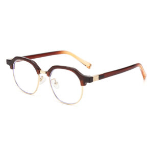 Brown gold frame transparent film