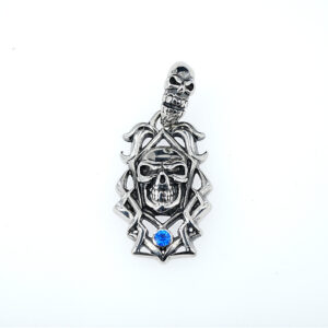 Blue diamond single pendant without chain