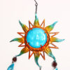 Wholesale New Sun wind chime moon metal pendant glass painted pendant creative home garden pendant spot
